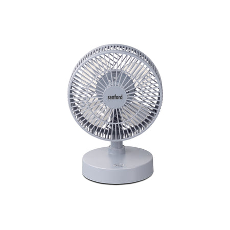 Sanford 7-Inch Rechargeable Table Fan with 3-Speed Oscillation | SF6668MFN - buysanford