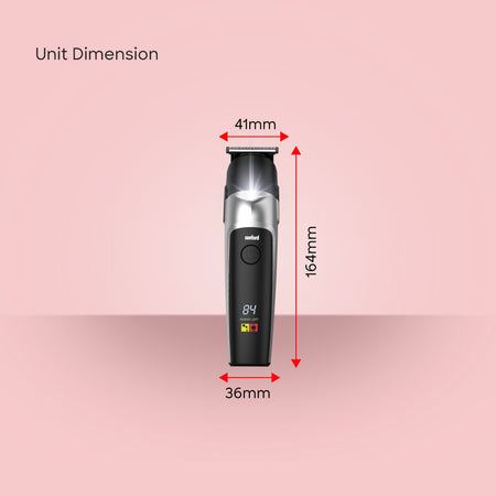 Sanford 6-in-1 Grooming Kit | T & U Blades | LED Lamp | LCD Display | Type-C Fast Charging | Waterproof IPX6 - buysanford