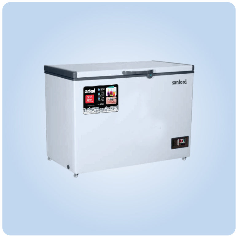 chest freezer collection banner featuring large capacity food storage solutions sanford