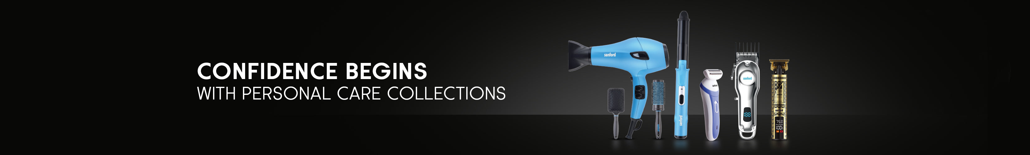 Sanford grooming essentials clippers trimmers shavers dryers UAE