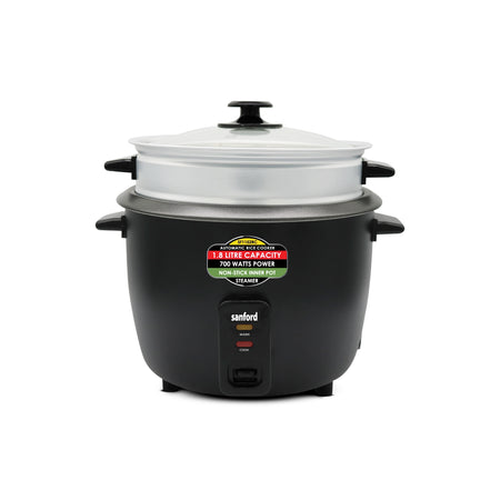 1.8L electric rice cooker with steamer sanford 1