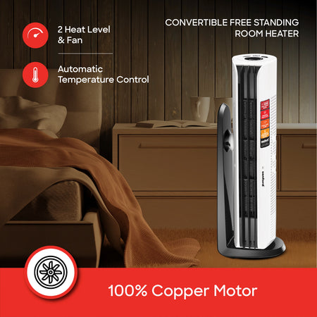 1800W dual position heater convertible electric room heater sanford 3