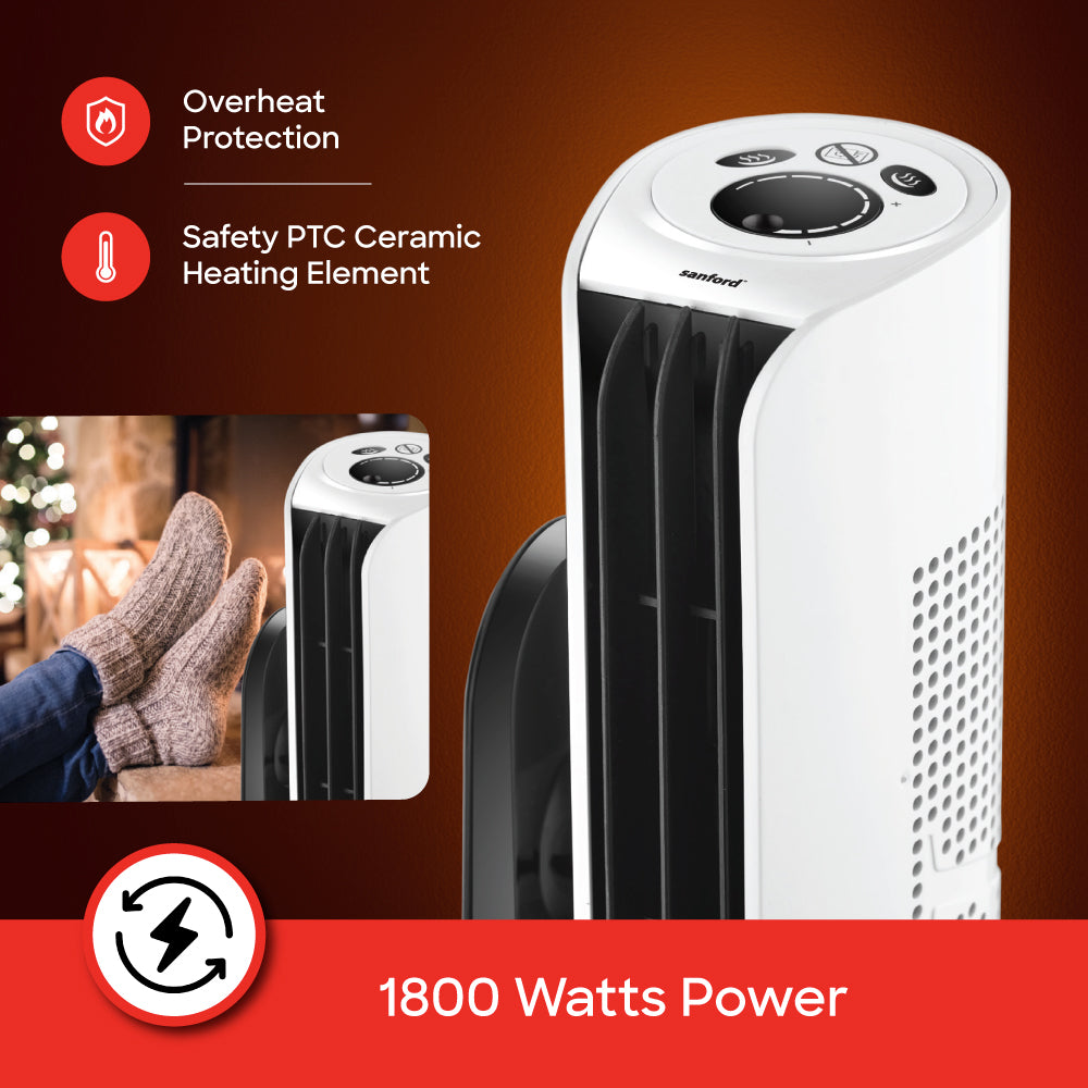 Sanford 1800W Dual Position Heater - Convertible -  SF1214RH - buysanford