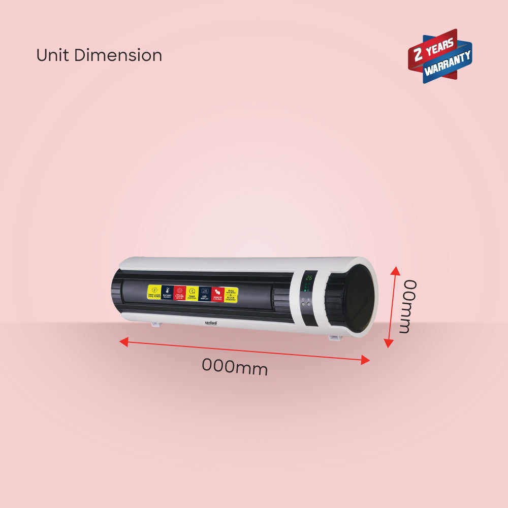 Sanford 2000W Wall-Mounted & Floor Standing Heater with Remote Control and LED Display | SF1222RH - buysanford