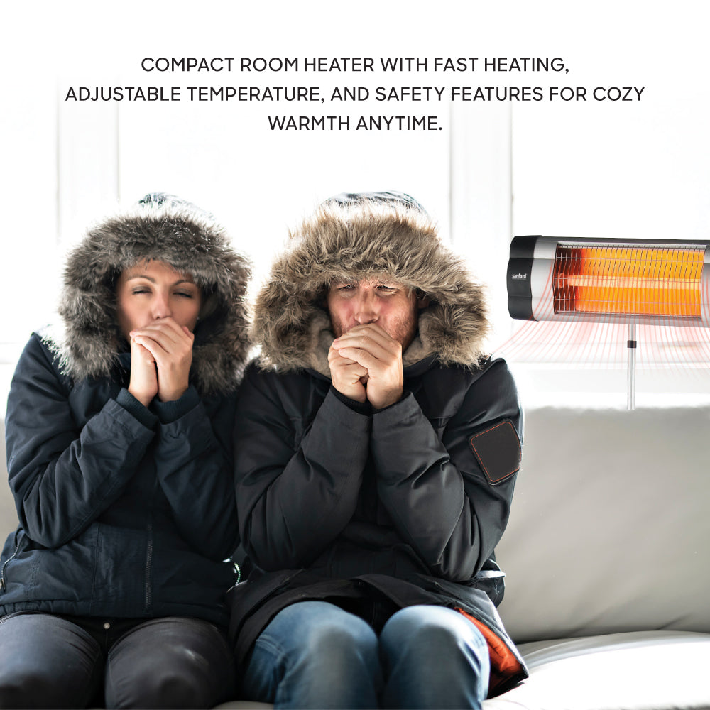 Sanford 1500W Quartz Tube Adjustable Tower Heater with Thermostat | SF1241QRH - buysanford