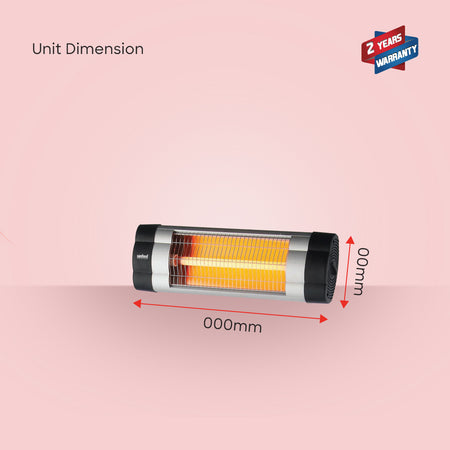 Sanford 1500W Quartz Tube Adjustable Tower Heater with Thermostat | SF1241QRH - buysanford