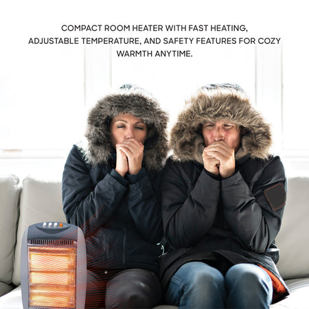 Sanford 1200W Halogen Room Heater with 3 Heat Settings and Oscillation | SF1251RH - buysanford