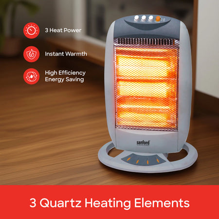 Sanford 3 Level Heat Halogen Room Heater | SF1251RH - buysanford