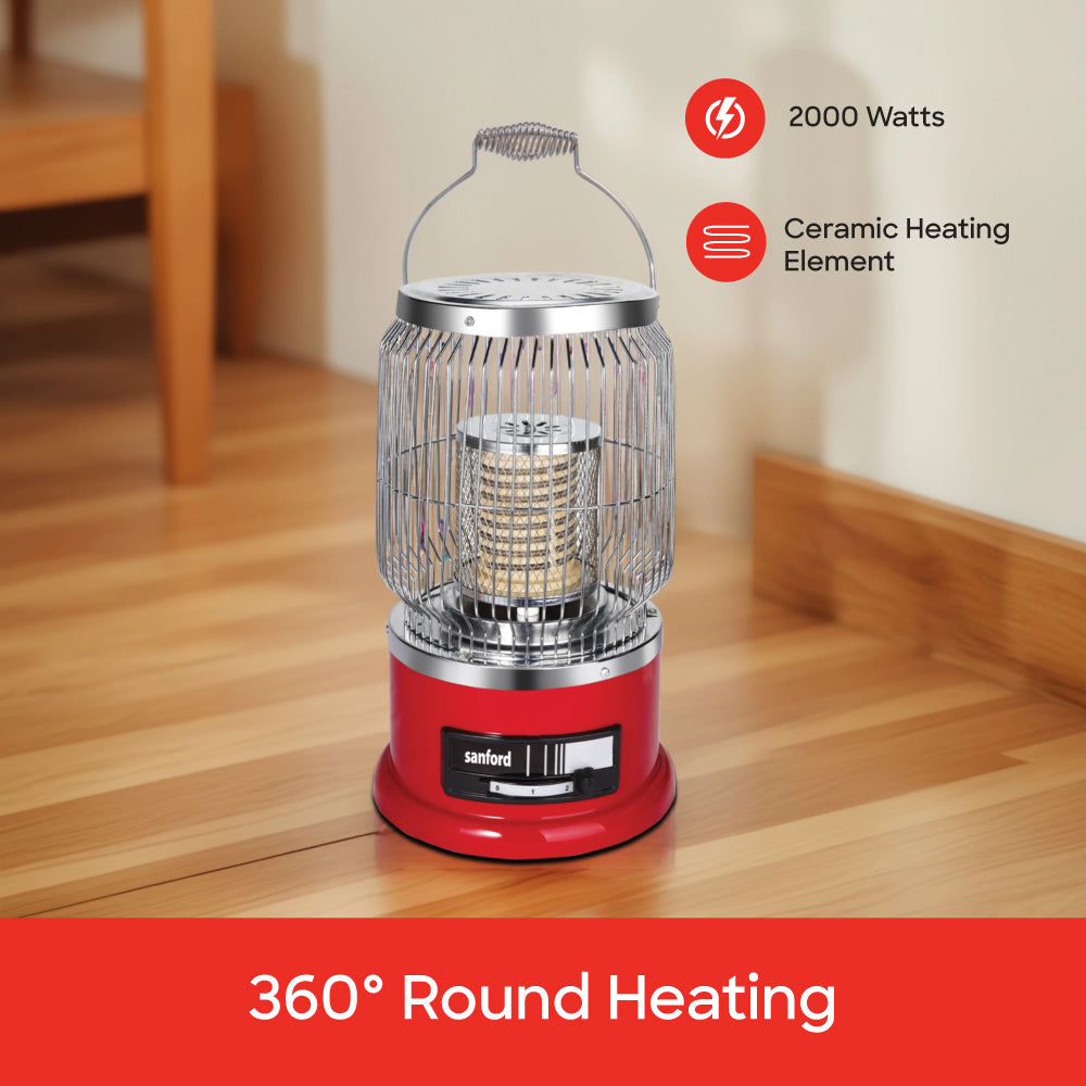 Sanford quartz heater for quick and targeted room heating