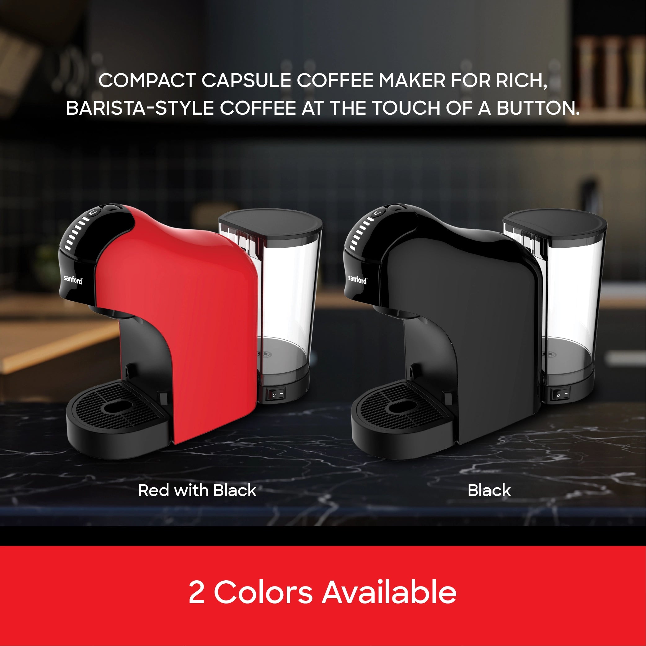 1400W 3 in 1 capsule coffee maker high pressure italian pump sanford 5
