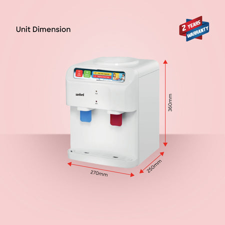 Sanford  Desktop Dual Hot Normal Water Dispenser | SF1404WD - buysanford