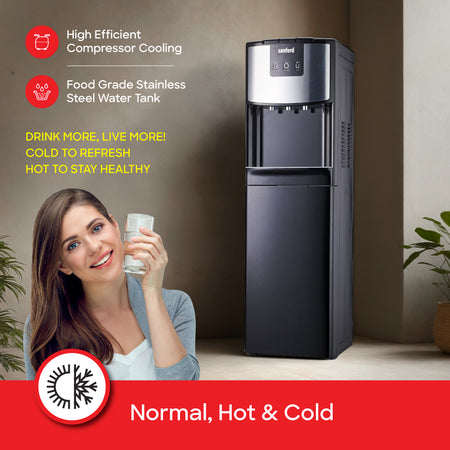 Sanford Bottom Load Hot, Cold and Normal Water Dispenser | SF1408WD - buysanford