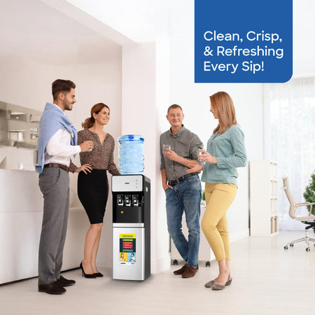 Sanford Hot & Cold Top Load Water Dispenser with Convenient Storage Cabinet | SF1412WD - buysanford