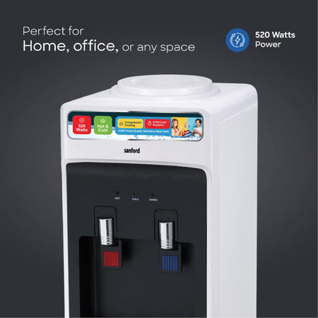desktop hot and cold water dispenser compact sanford 4