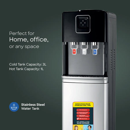 Sanford Hot & Cold Top Load Water Dispenser with Integrated Refrigerator | SF1416WD - buysanford