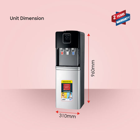 Sanford Hot & Cold Top Load Water Dispenser with Integrated Refrigerator | SF1416WD - buysanford