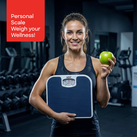 mechanical personal scale analog body weight 130kg capacity sanford 2