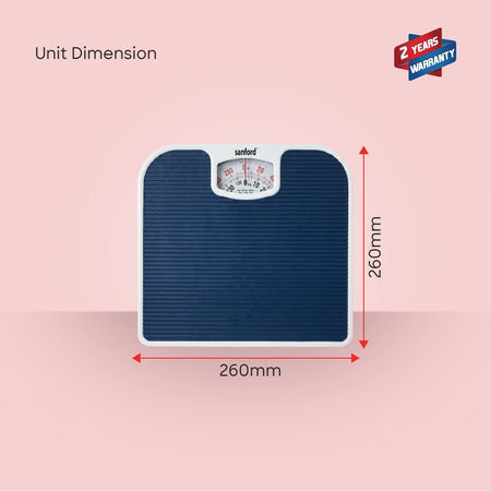 mechanical personal scale analog body weight 130kg capacity sanford 6
