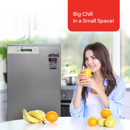 Sanford 92L Single Door Refrigerator - Defrost | SF1704RF - buysanford