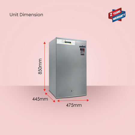 Sanford 92L Single Door Refrigerator - Defrost | SF1704RF - buysanford