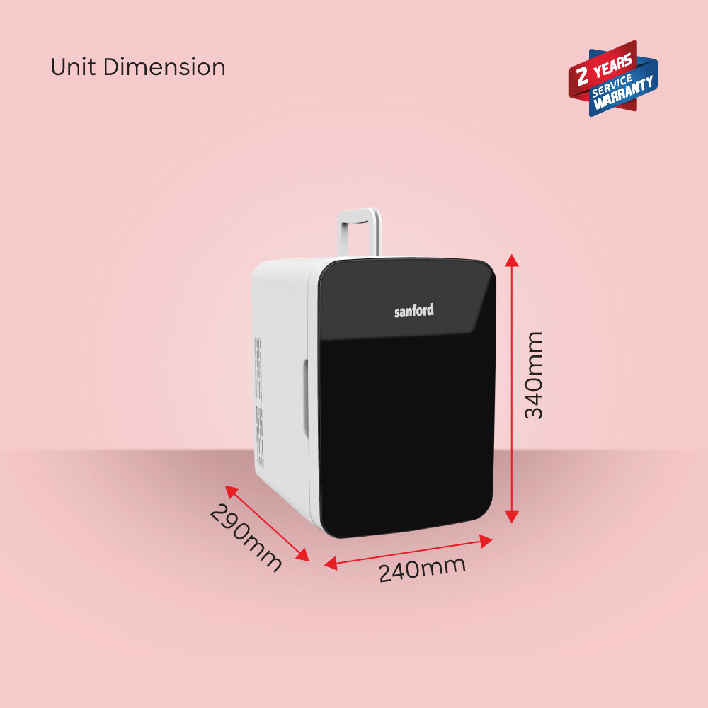 Sanford 10L 2-in-1 Mini Fridge with Cooling and Warming – Portable with Car Adapter | SF1715MRF - buysanford
