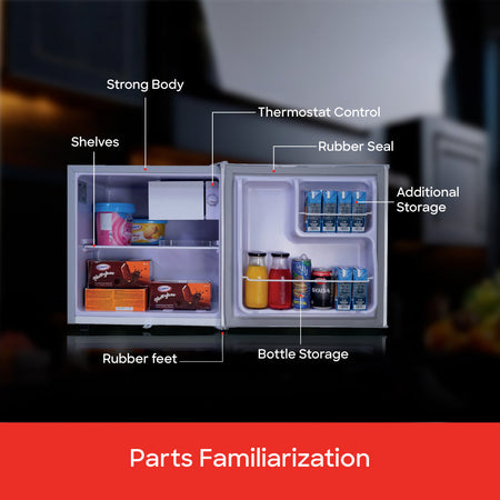 Sanford 50L Single Door Refrigerator - Defrost | SF1717RF - buysanford