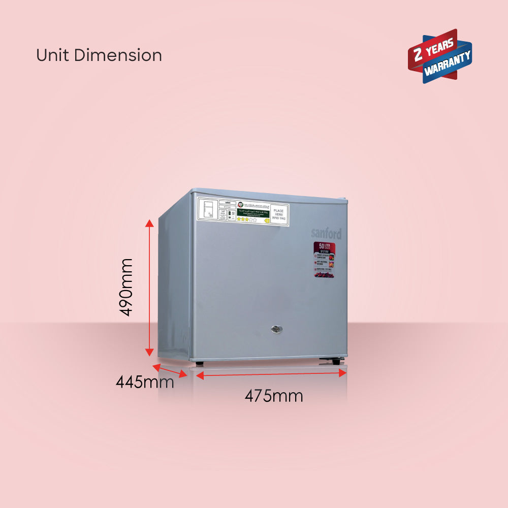 Sanford 50L Single Door Refrigerator - Defrost | SF1717RF - buysanford