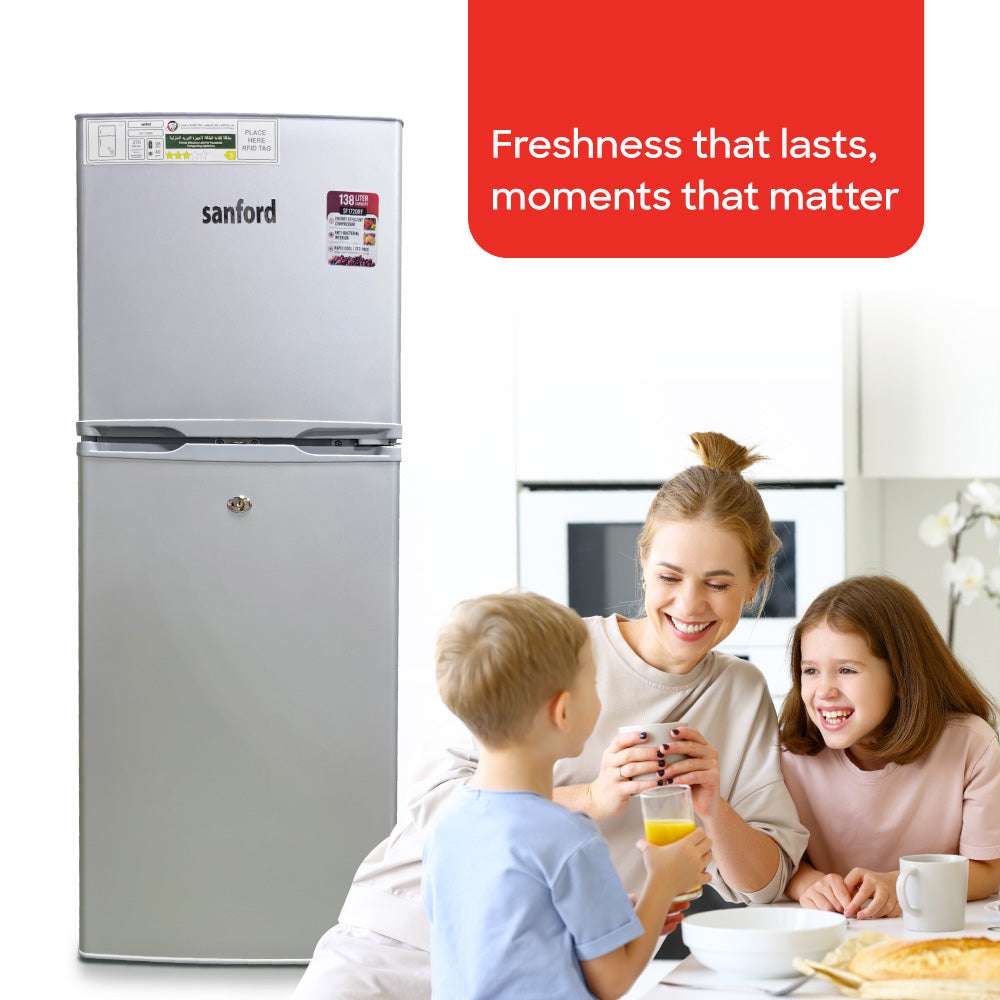 Sanford 138L Double Door Refrigerator - Defrost | SF1720RF - buysanford