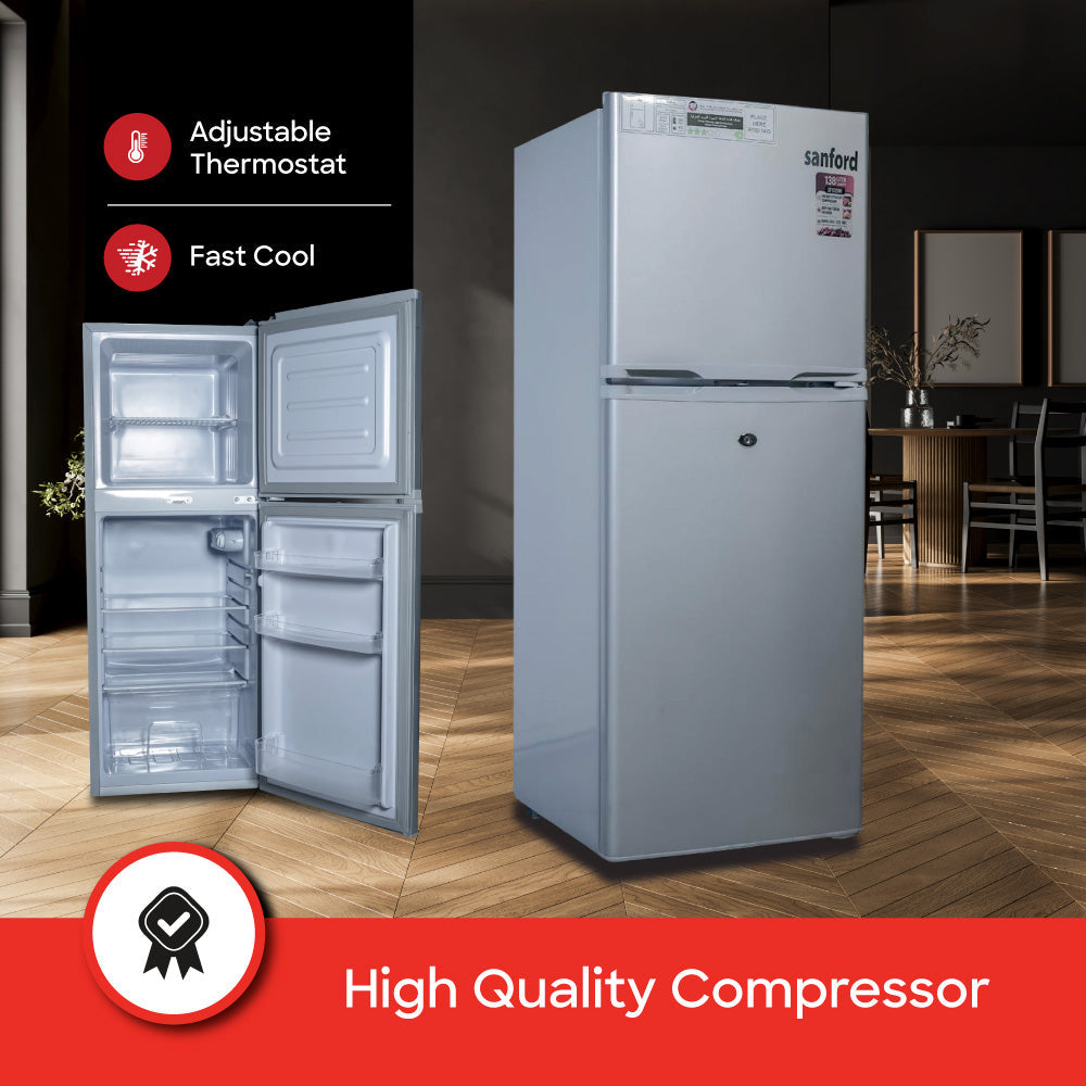 Sanford 138L Double Door Refrigerator - Defrost | SF1720RF - buysanford