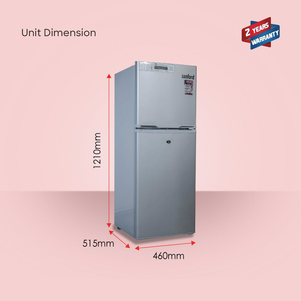 Sanford 138L Double Door Refrigerator - Defrost | SF1720RF - buysanford