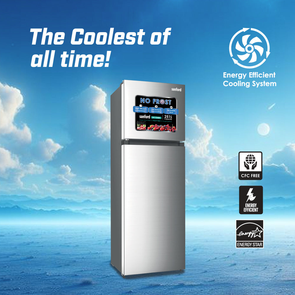 Sanford 251L Double Door Refrigerator With No Frost Technology | SF1724RF - buysanford