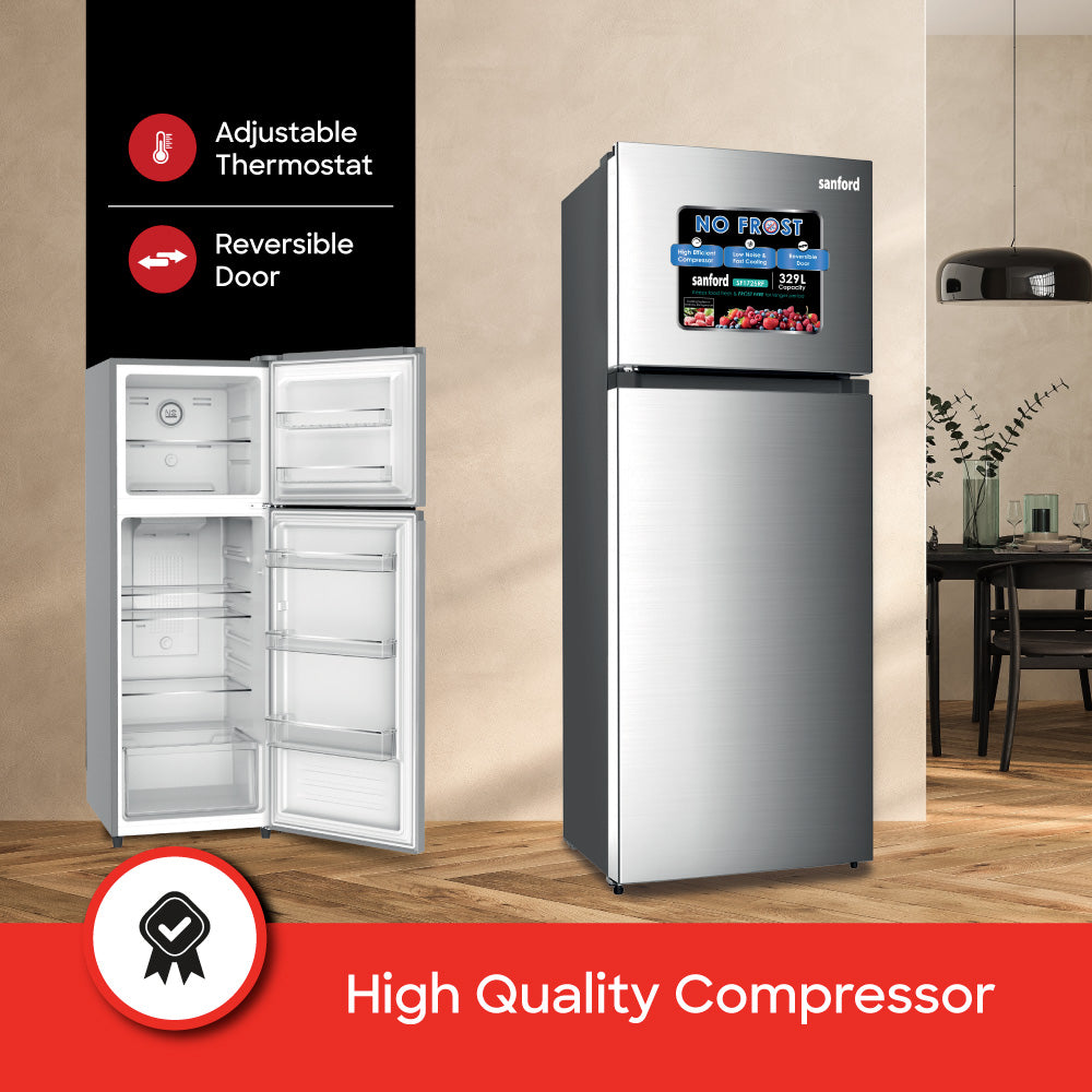 Sanford 329L Double Door Refrigerator With No Frost Technology | SF1725RF - buysanford
