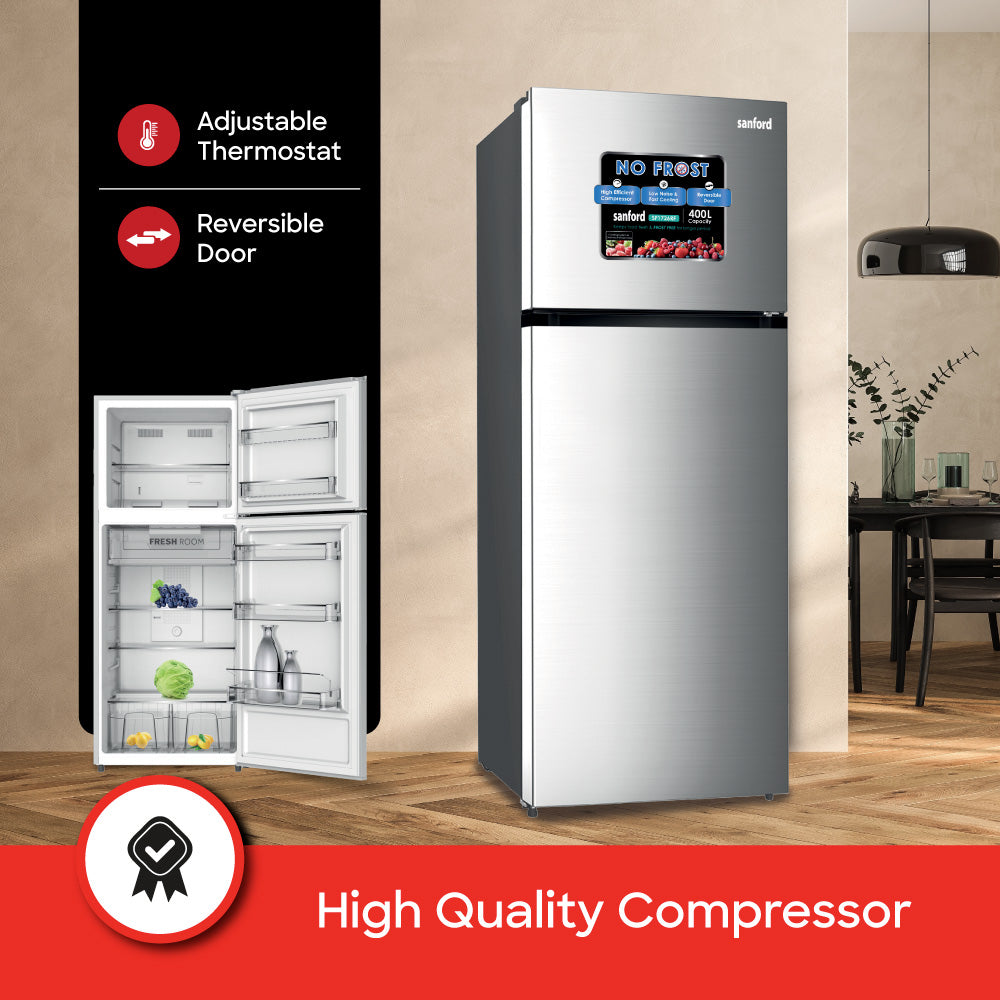 Sanford 400L Double Door Refrigerator With No Frost Technology | SF1726RF - buysanford