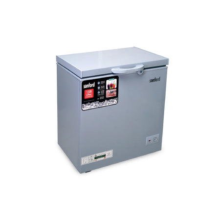 158L chest freezer adjustable temperature lockable handle sanford 1