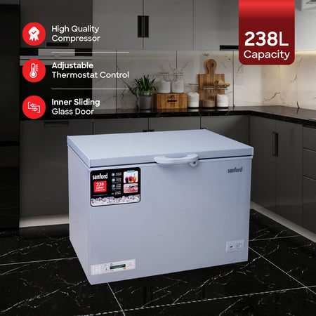 SANFORD CHEST FREEZER 238.0 LITRE - buysanford