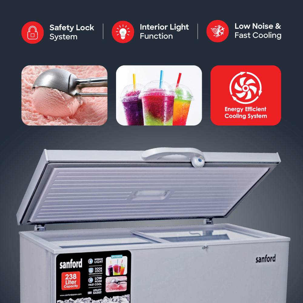 SANFORD CHEST FREEZER 238.0 LITRE - buysanford