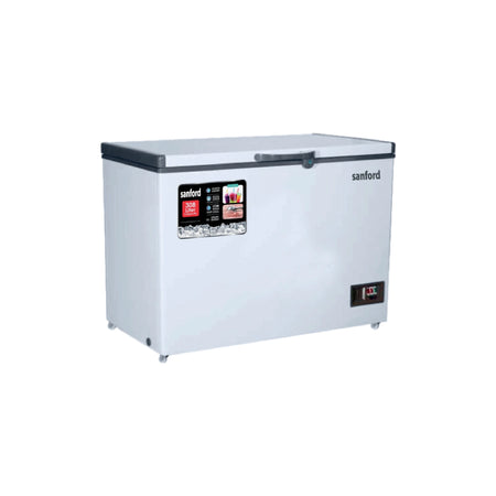308L chest freezer adjustable temperature lockable handle sanford 1