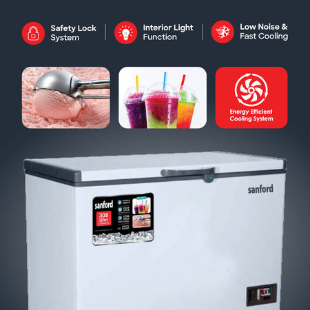 SANFORD CHEST FREEZER 308.0 LITRE - buysanford