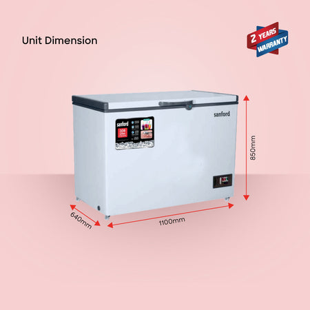 SANFORD CHEST FREEZER 308.0 LITRE - buysanford