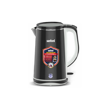 Sanford 1.7L Electric Kettle with 1800W Power and Double Shell Cool-Touch Body | SF1869EK - buysanford
