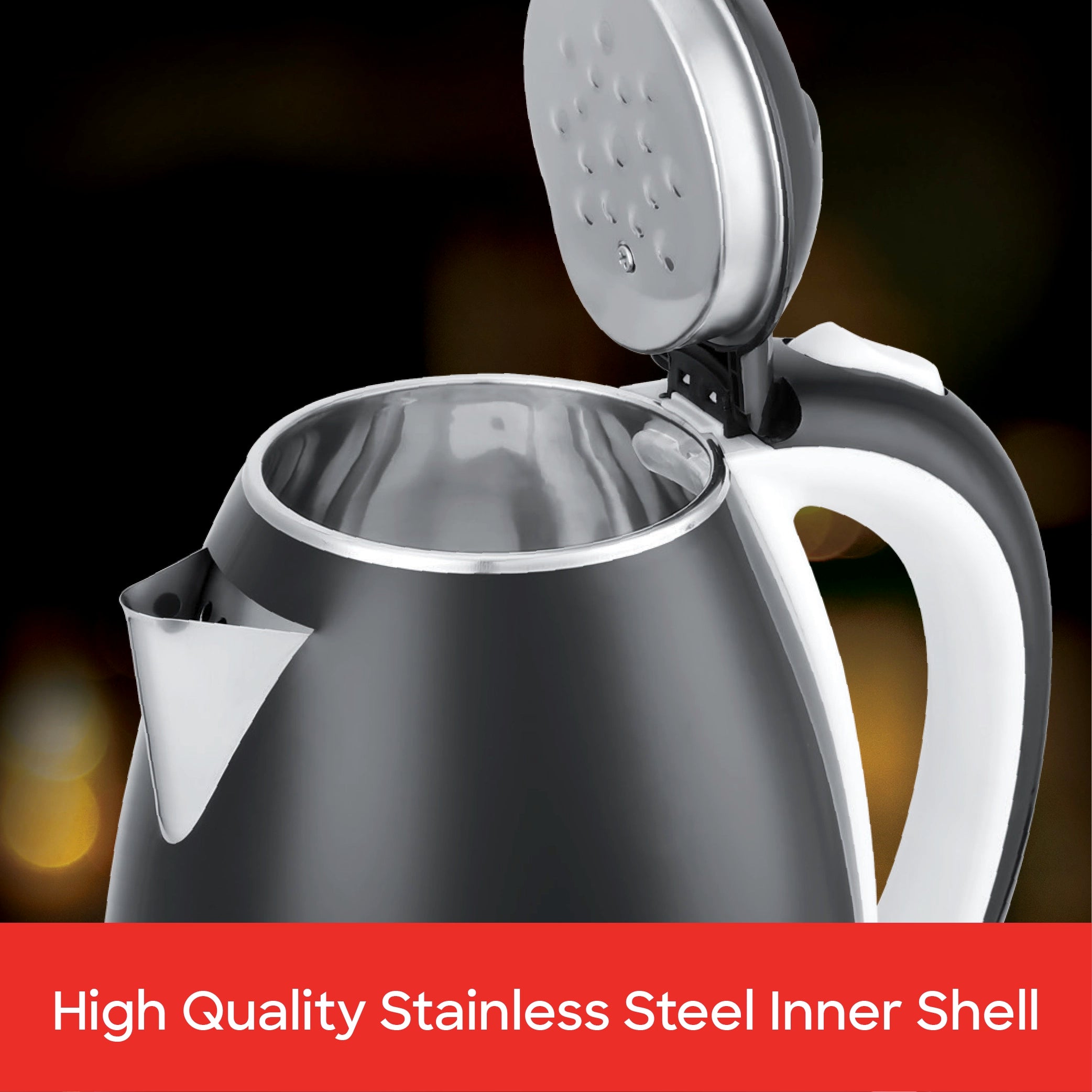 1.8L electric kettle 1500W double layer cool touch body sanford 5