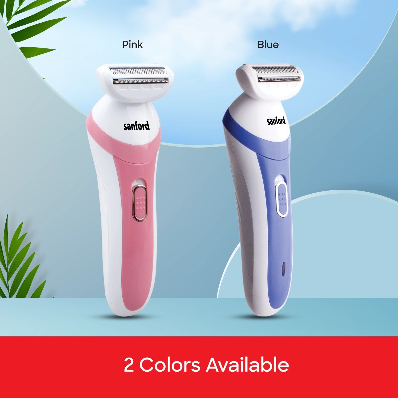 rechargeable lady shaver portable personal grooming device sanford 5