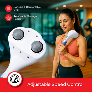 Shop Sanford 35W Handheld Electric Body Massager with 3 Interchangeable Heads & Speed Control | SF1931MSG in UAE | BuySanford Shop Sanford 35W Handheld Electric Body Massager with 3 Interchangeable Heads & Speed Control | SF1931MSG in UAE | BuySanford