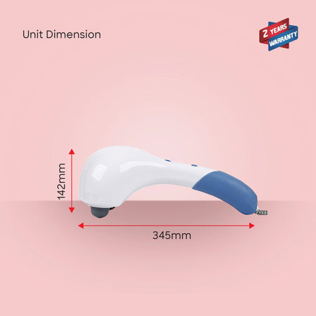 electric body massager 35W handheld 3 heads speed control sanford 6