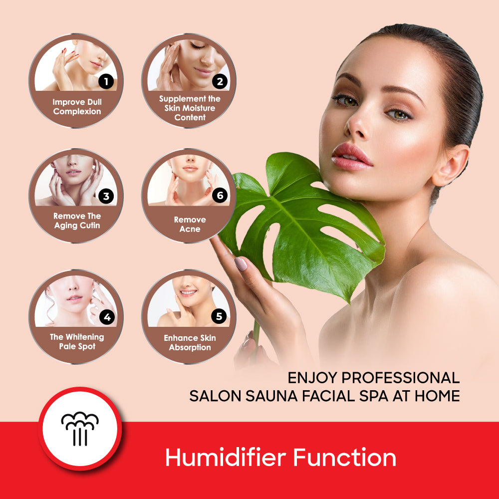 Sanford Facial Steamer and Humidifier with Hydrating Warm Steam for Skin Care | SF1947FS - buysanford