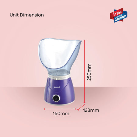 facial steamer 100W 2-in-1 sauna nasal mask sanford 6