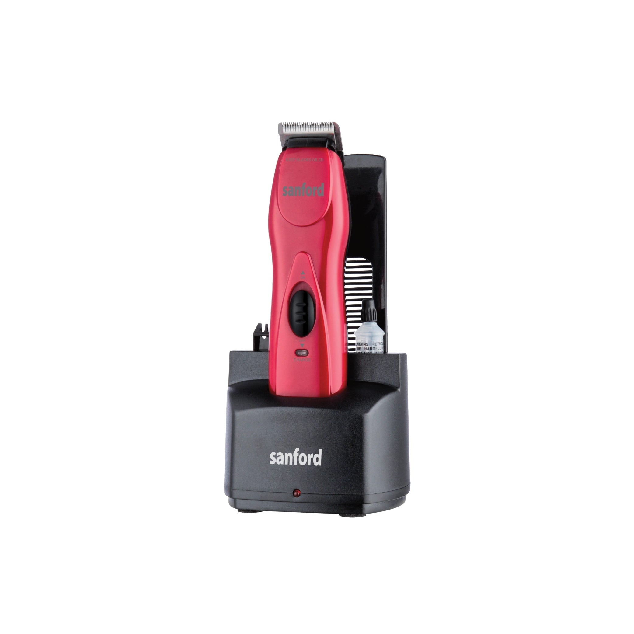 hair trimmer 5 level comb adjustment charging stand sanford 1
