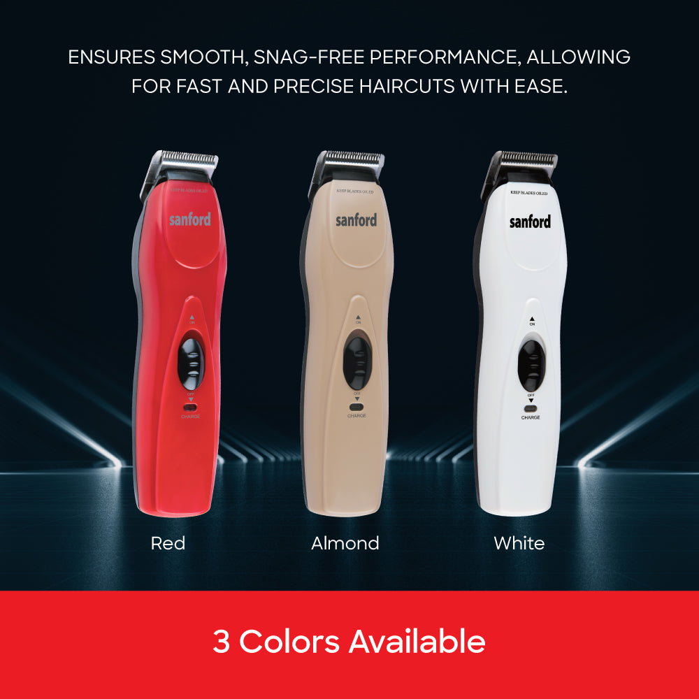 Sanford Rechargeable Hair Trimmer with 5-Level Comb and Quick Charge Feature | SF1950HC - buysanford