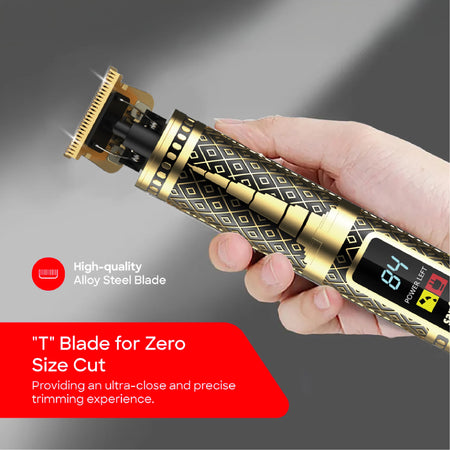 hair trimmer t blade digital display type c charging sanford 4