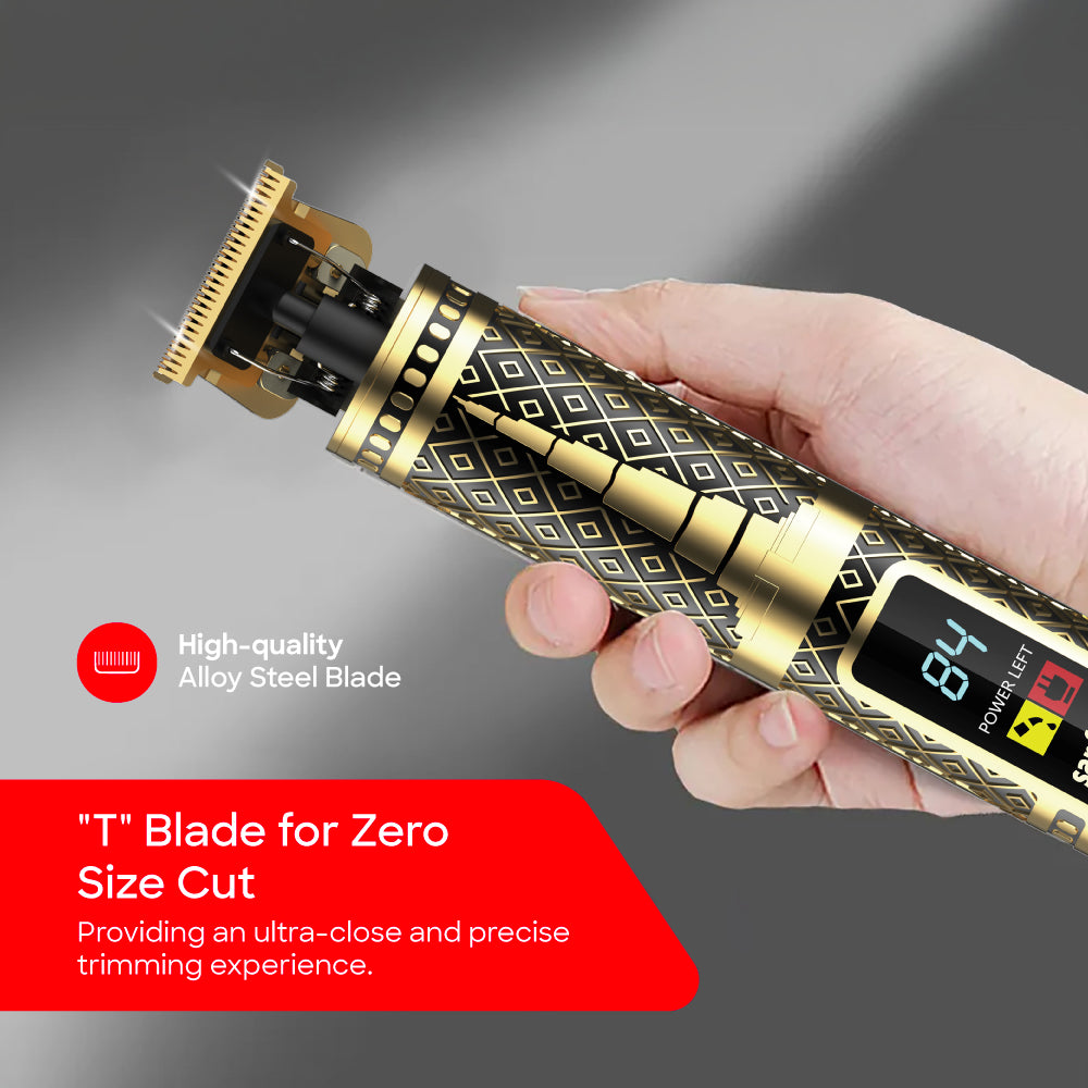 Sanford Professional Hair Trimmer with T-Blade, Digital Display and 1800mAh Battery | SF1951HC - buysanford